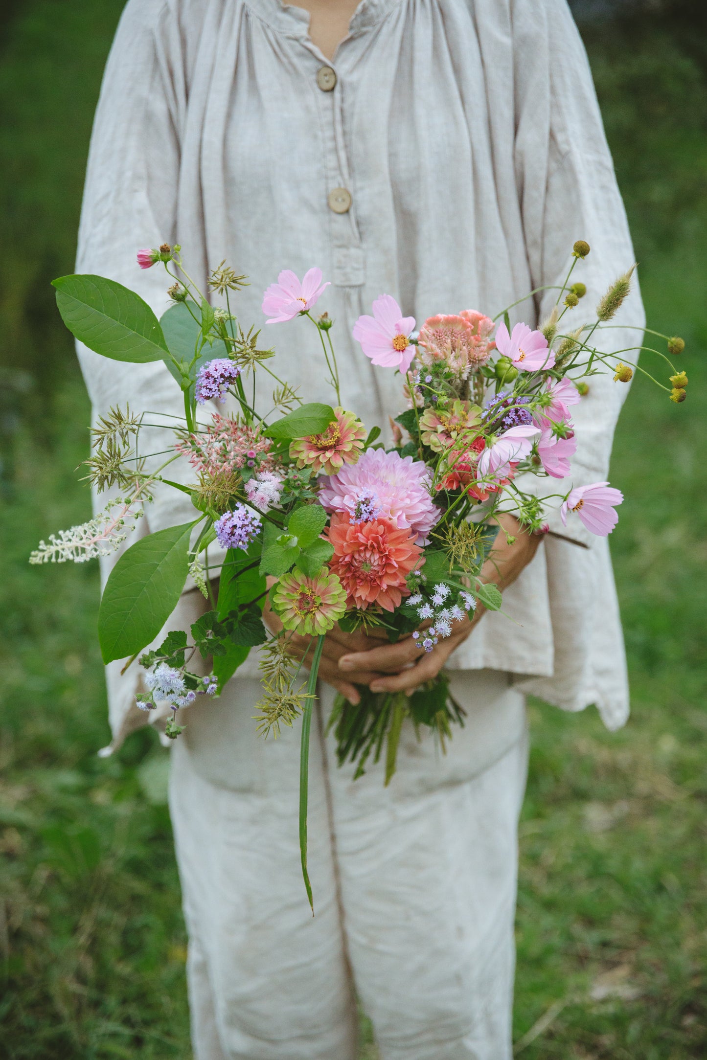 オーガニック野菜と花束のギフトカード/お歳暮、出産祝い、結婚祝い