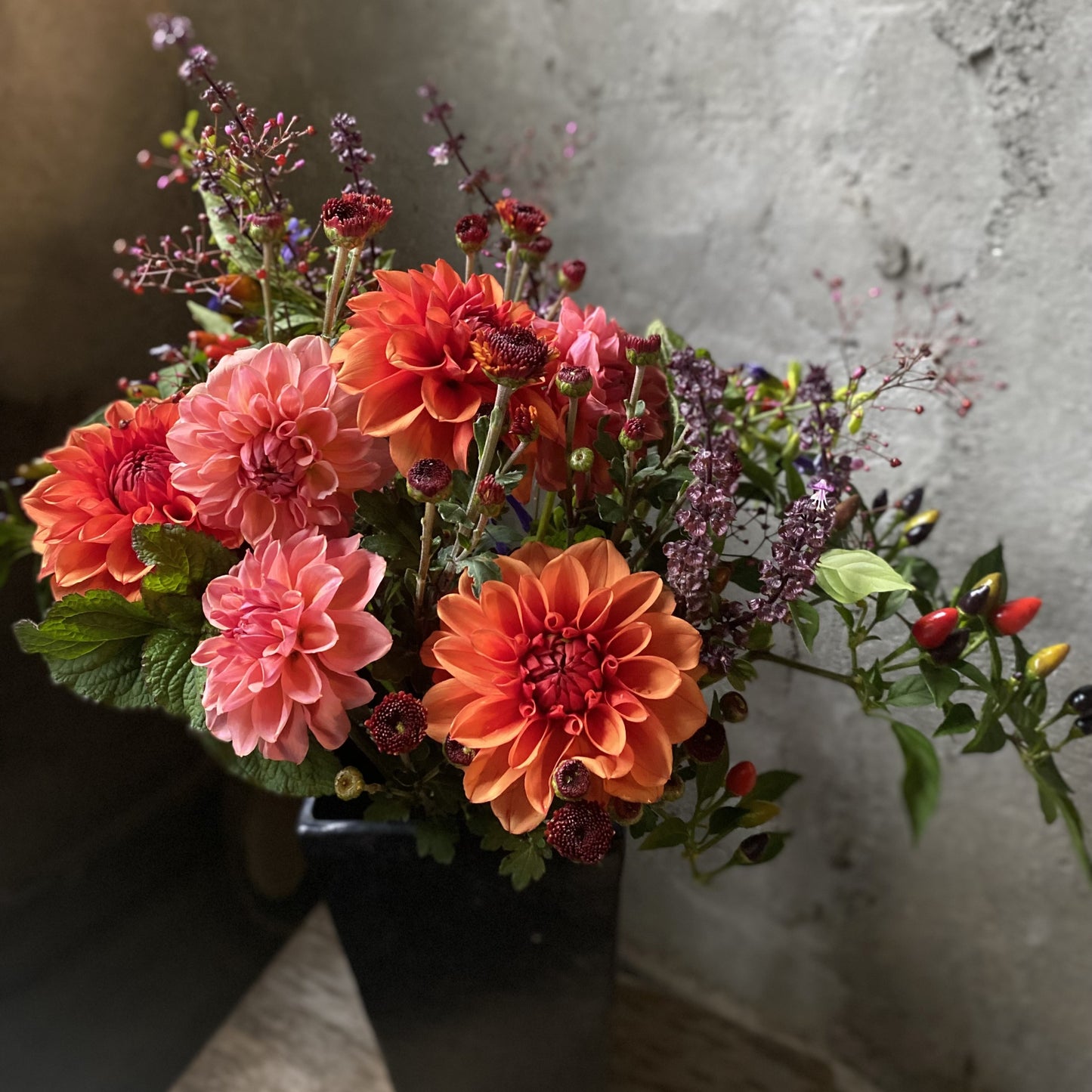 Seasonal Organic Garden Bouquet L